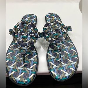 Tory Burch patterned Miller sandals